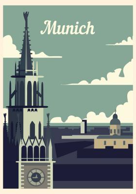Poster Turm in München