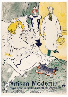 Poster L'artisan moderne - Henri de Toulouse–Lautrec