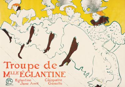 Poster Mademoiselle Eglantine’s Troupe - Henri de Toulouse–Lautrec