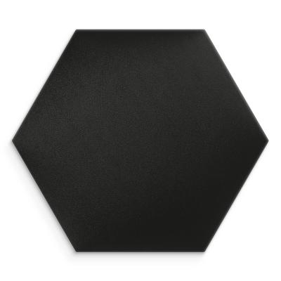 Wandpolster 15 schwarzes Hexagon