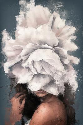 Bild Abstraktes Porträt einer Frau mit Blumen