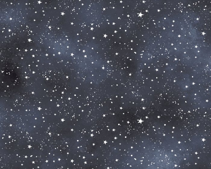 Fototapete Sterne am Himmel im Aquarellstil