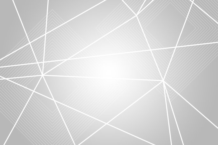 Fototapete Gekreuzte weiße Linien auf grauem Hintergrund mit hellerer Mitte