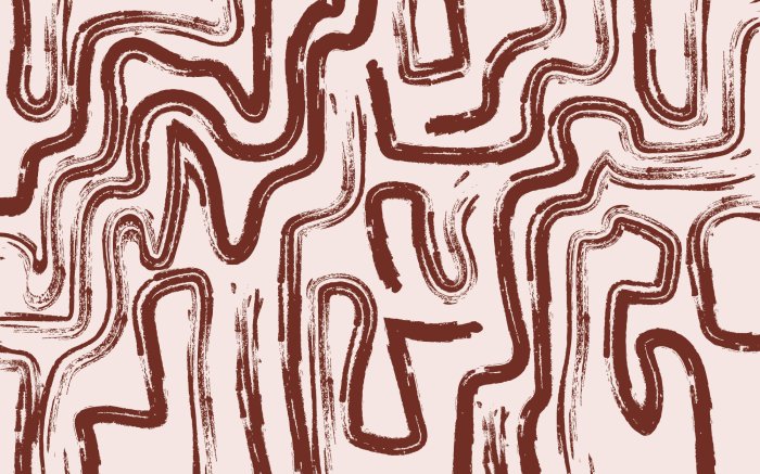 Fototapete Abstraktes Linienmuster im modernen Stil