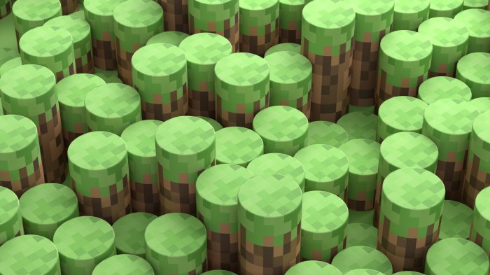 Fototapete Geometrischer Hintergrund im Gaming-Stil