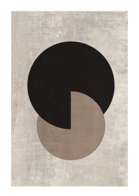 Poster Geometrische Abstraktion im minimalistischen Stil