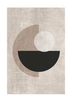 Poster Geometrische Formen Abstraktion