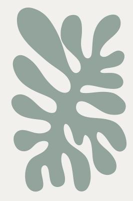 Bild Abstrakte Pflanze in Salbeigrün