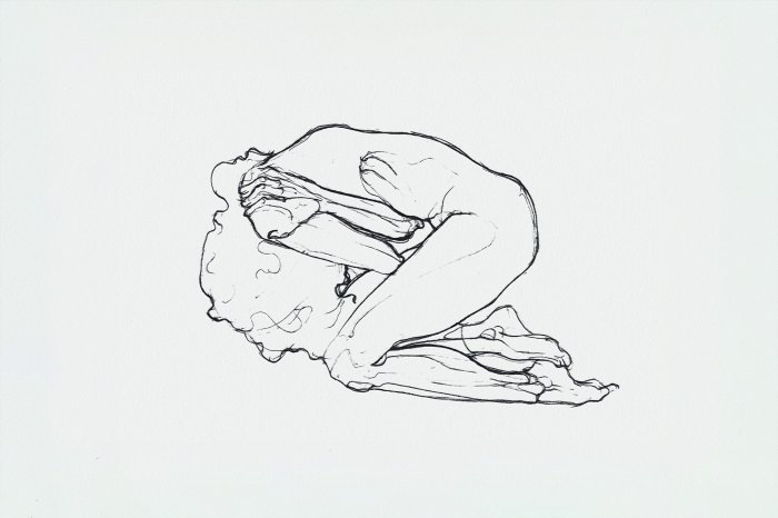 Fototapete Zarter Entwurf des menschlichen Körpers