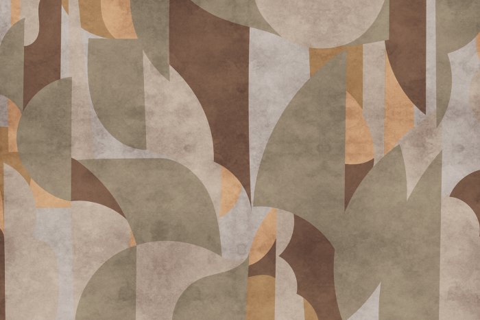 Fototapete Geometrische Formen im modernen Stil mit Betonstruktur