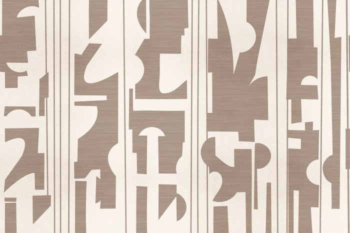 Fototapete Geometrisches Muster im skandinavischen Stil mit zarter Textur