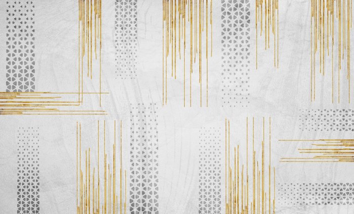 Fototapete Moderne minimalistische goldene Linien