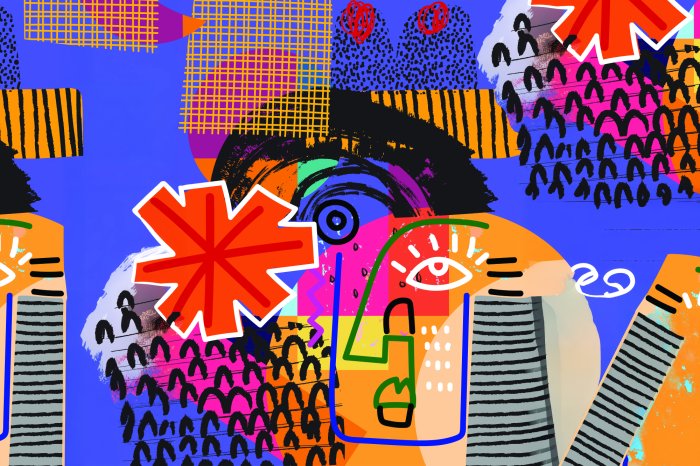 Fototapete Lebendige abstrakte Ausdrucke künstlerische Illustrationen