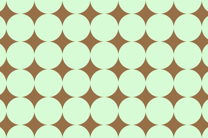 Fototapete Geometrisches Muster in Form von Kreisen