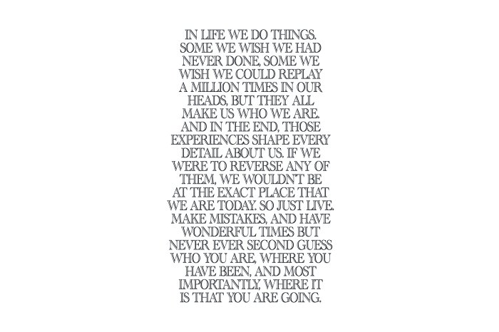 Fototapete Typografische schwarze Schriftzüge