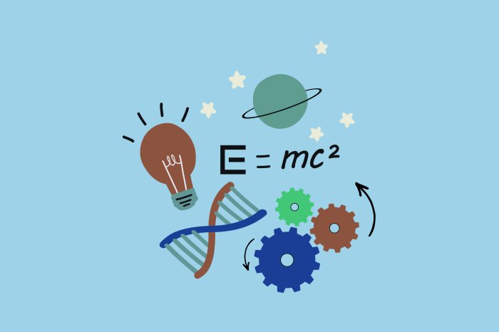 Fototapete Physik zwischen Planeten und Sternen