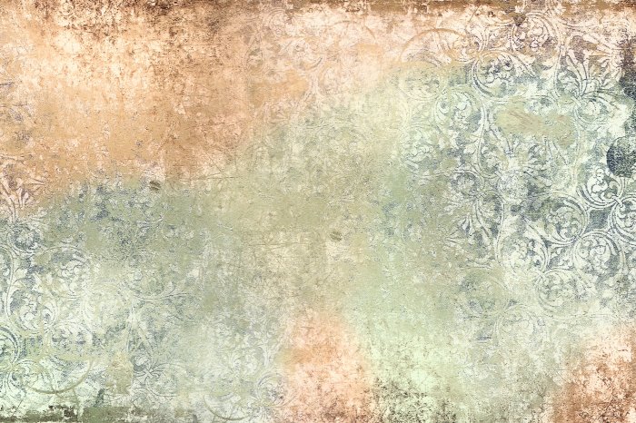 Fototapete Ornamentales Muster im Retro-Stil