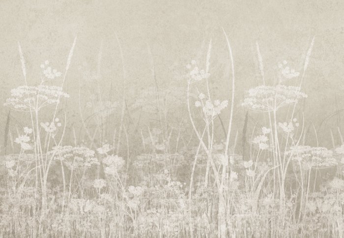 Fototapete Gemaltes Feldmuster auf hellem Hintergrund