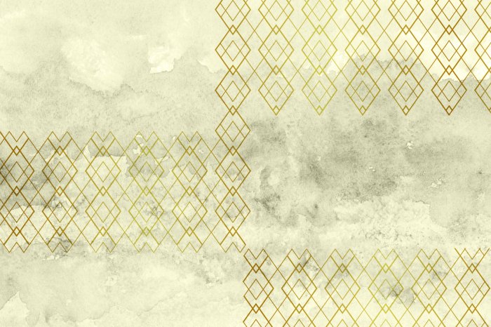 Fototapete Geometrisches Muster auf Beton