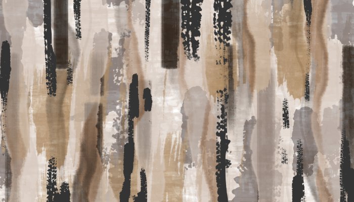 Fototapete Abstraktes Muster Pinselstriche und Aquarell künstlerische Komposition