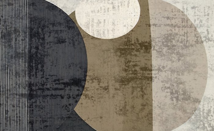 Fototapete Geometrische Formen auf strukturiertem Hintergrund