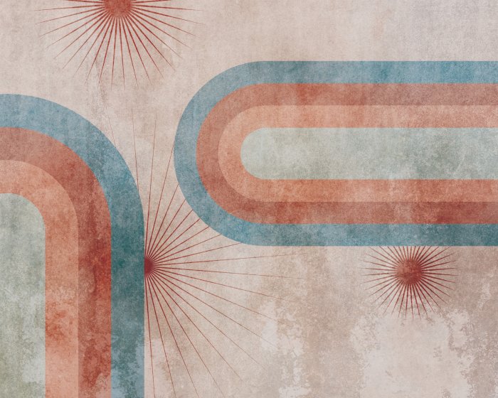 Fototapete Geometrisches Muster auf Betonhintergrund