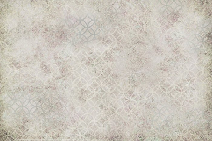 Fototapete Ornamentmuster auf einer zarten Wandimitation