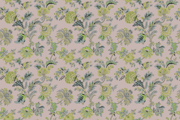 Fototapete Bouquet tropischer Blumen in dichter Vegetation