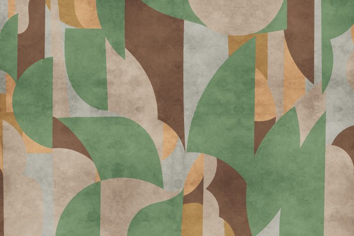 Fototapete Abstrakte geometrische Formen im modernen Stil mit Textur