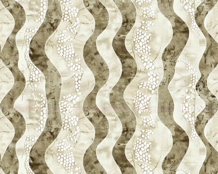 Fototapete Gewellte Mosaik auf hellem Hintergrund