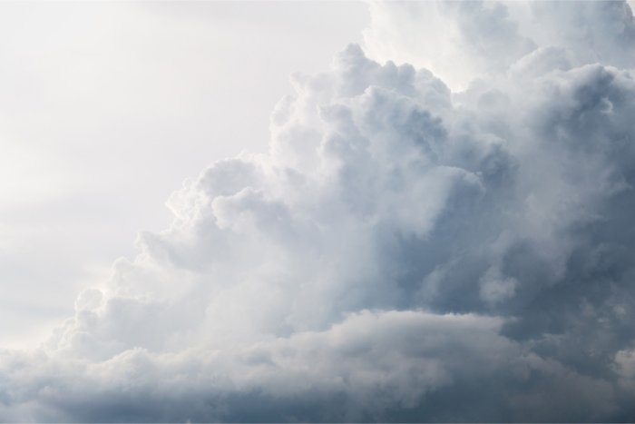 Fototapete Regenwolken