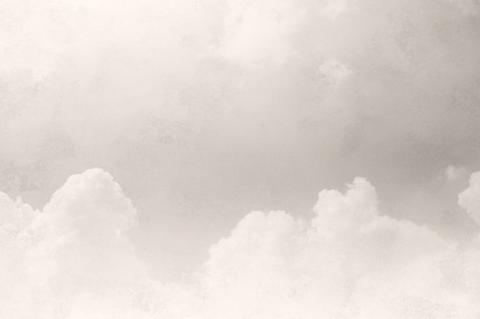 Fototapete Minimalistischer Himmel im Aquarellstil