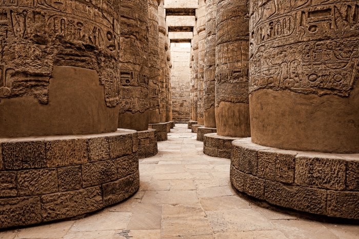 Fototapete Karnak-Motiv der Architektur des Alten Ägypten