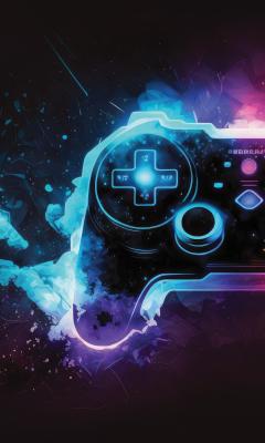 Sticker Künstlerische Grafik eines Videospiel-Controllers