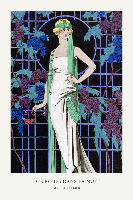 Bild Ein subtiles Porträt einer Frau in einer Welt aus Blumen und Blättern