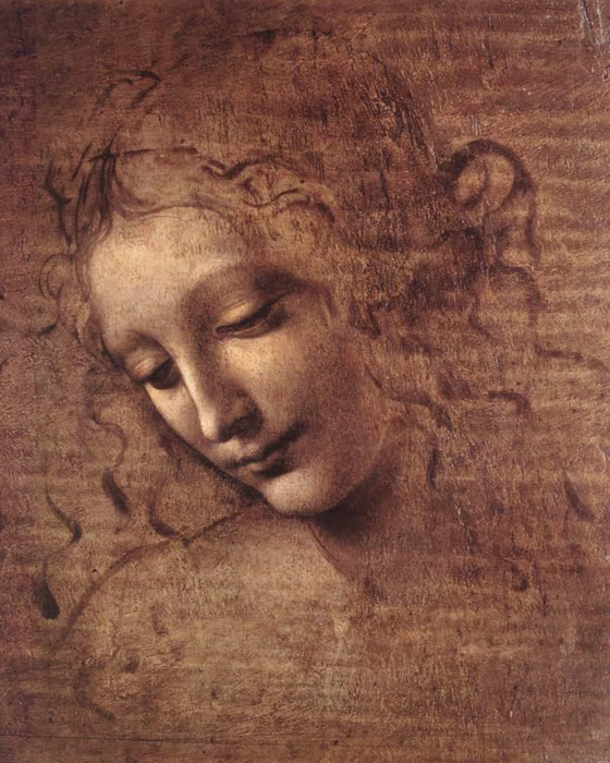 Bild Eine wunderschöne Frau mit üppiger Frisur in einem Porträt