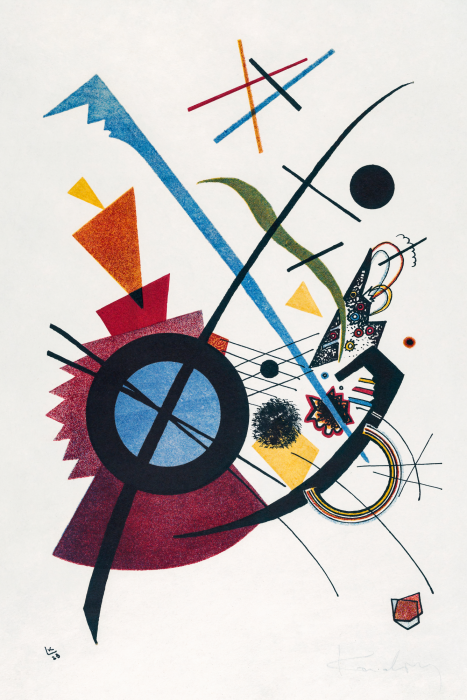 Bild Primary Colors - Kandinsky’s Geometric Abstraction (Wassily Kandinsky)