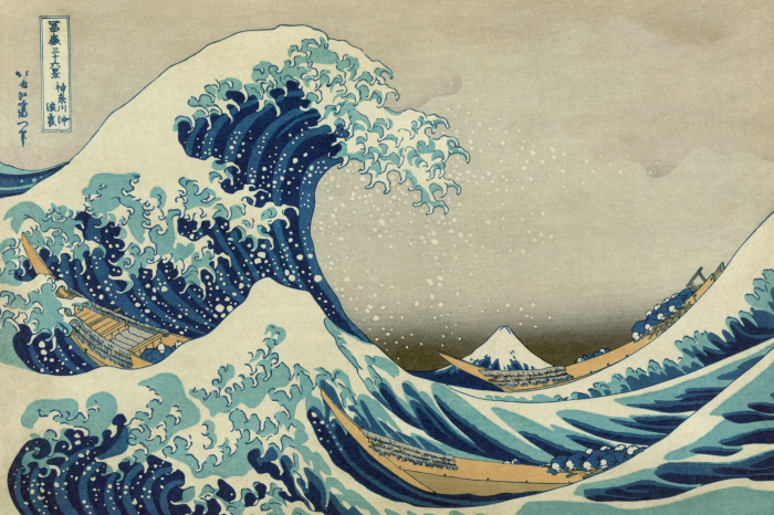 Bild The Great Wave (Hokusai Katsushika)