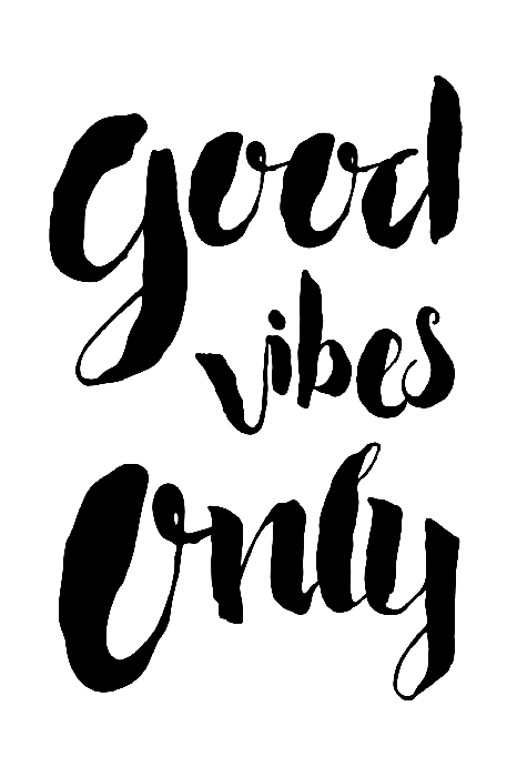 Bild Good Vibes Only (1 Part) Vertical