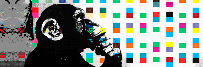 Bild Banksy: The Thinker Monkey