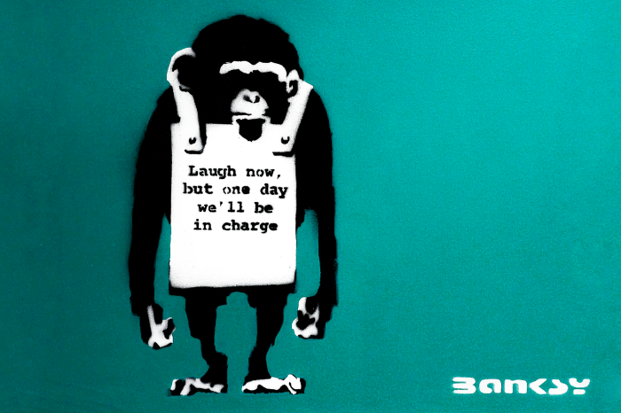 Bild Angry Monkey (1 Part) Vertical