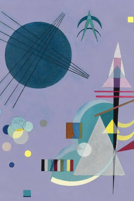 Bild Reproduktion des Gemäldes Purpurgrün von Wassily Kandinsky