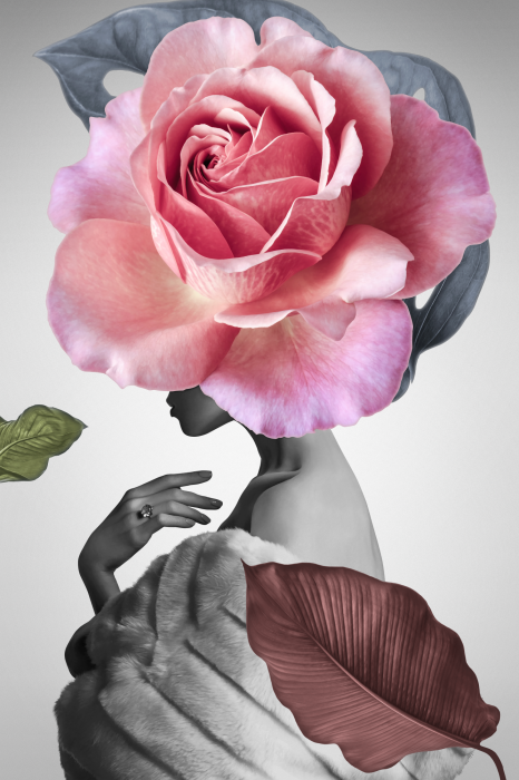 Bild Rose and Fur (1 Part) Vertical