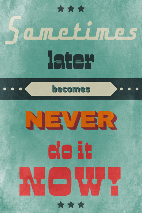 Bild Do It Now! (1 Part) Vertical