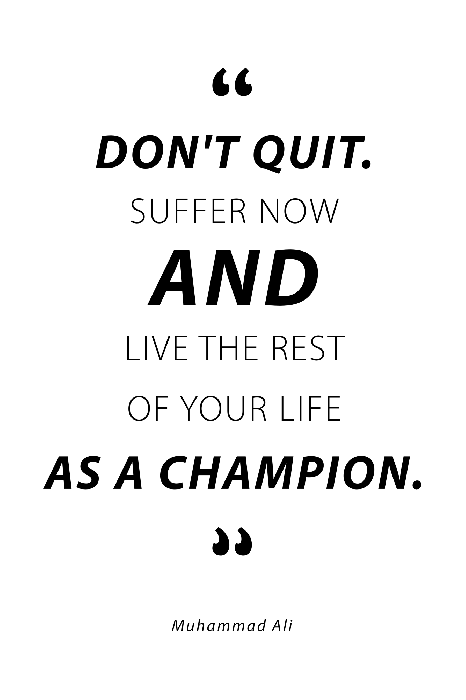 Bild Quote - Muhammad Ali (1 Part) Vertical