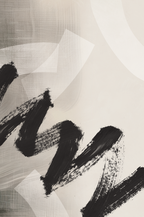 Bild Monochromatische Pinselstriche