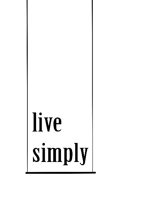 Bild Minimalistic Motto (1 Part) Vertical