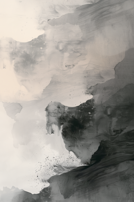 Bild Schwarz-weißer malerischer Ausdruck