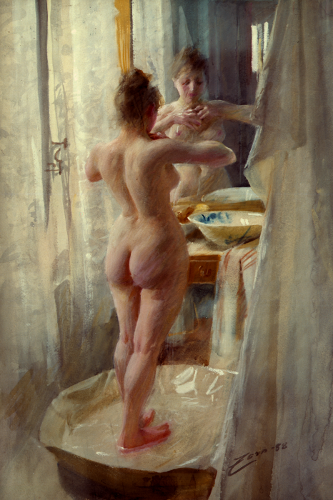 Bild Eine zierliche Gestalt, die im Tageslicht badet