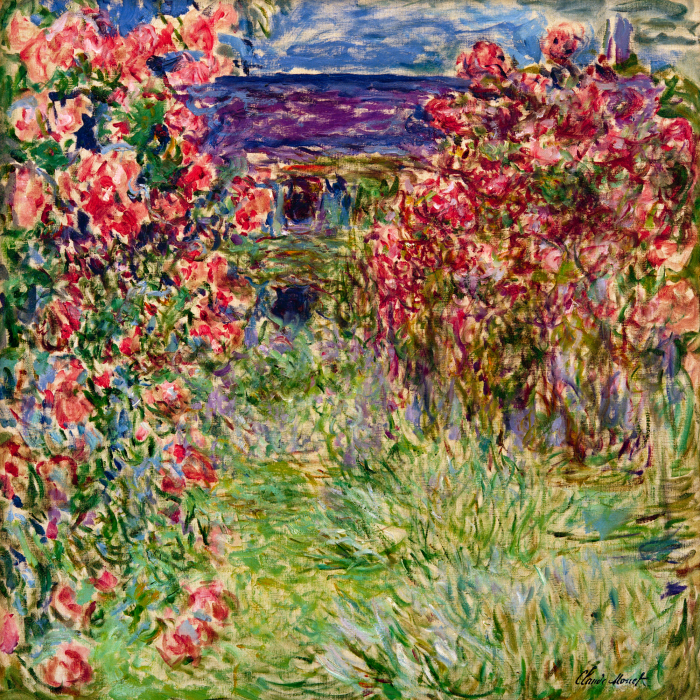 Bild La maison dans les roses (Claude Monet)